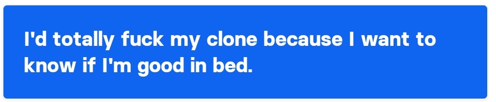 bts as answers to "would you fuck a clone of yourself": a cursed thread