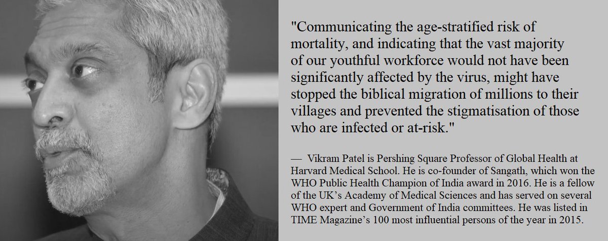 Who suffered most - and why? #India population: approx. 1.3 billion. The lockdown was imposed on citizens when there were 10 deaths. The  #fallout &  #suffering is not anything that can be fathomed by the average person in the North. India: deaths from/with Covid approx. 700.