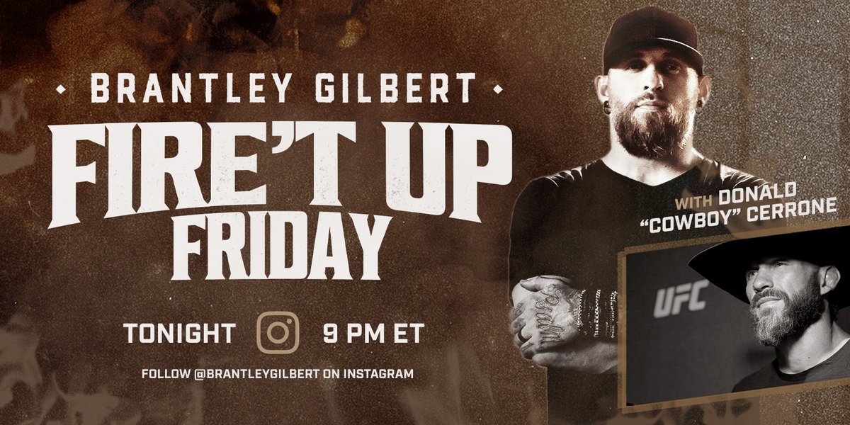 BigMachine's tweet photo. It's FRIDAY and that means one thing...
#FiretUp Friday with @brantleygilbert! https://t.co/OPgEk1hOmf