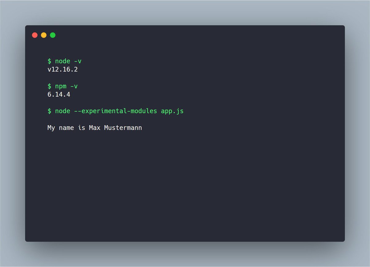 PaulKazusek's tweet photo. #JavaScript Promises und Modules are great language features of #ES6. Today I want to try out with #NodeJS. Before I had to research how to do it...
Good to know the difference between #CommonJS and #EcmaScript2015 and requie vs import❗️❗️❗️
https://t.co/2fz2rDSUAB https://t.co/apnXsYwyw3