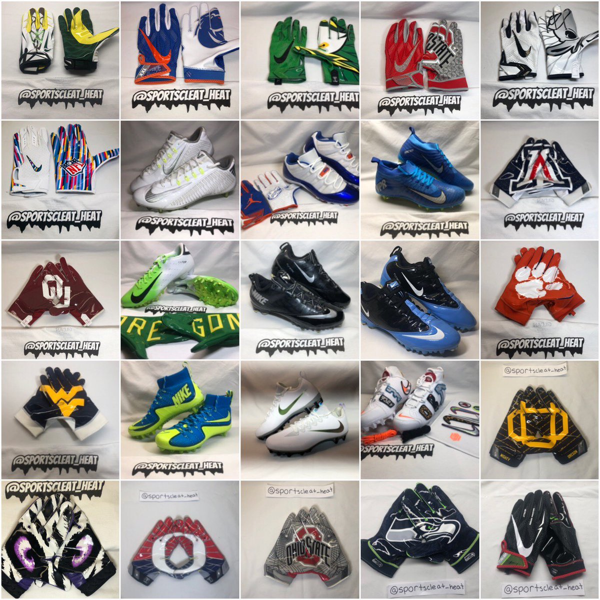 SportsCleatHeat's tweet photo. Just a few examples of what we sell🔥 https://t.co/QoLC5CFveQ