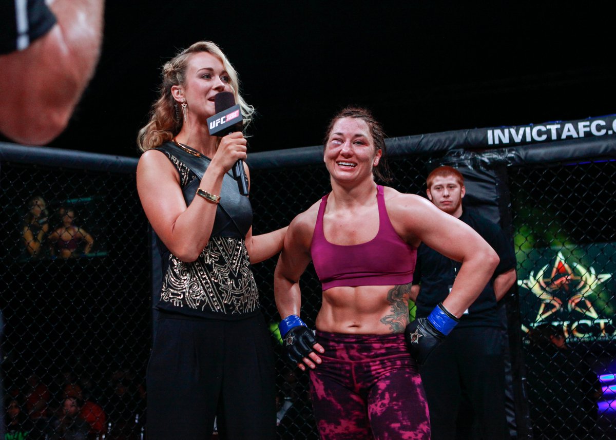 InvictaFights's tweet photo. On This Day: In her Invicta debut, strawweight @MMADreamCatcher used a mix of aggressive striking and powerful wrestling to defeat a scrappy Delaney Owen at #InvictaFC12 earning FOTN honors! https://t.co/RU7m5UAyJm
