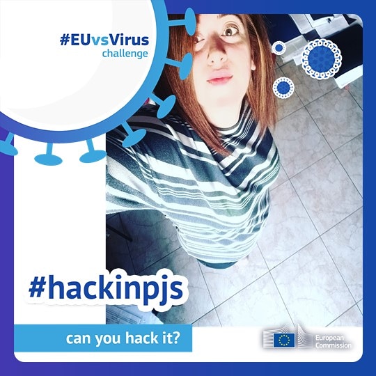 Sfida #hackinpj. Facciamo l'hack in pigiama!

Sto lavorando ad una tecnologia, una tecnologia in grado di mappare il coronavirus e la sua propagazione.

Sto partecipando a questa sfida che unisce tanti innovatori, scienziati, ingegneri, inventori Europei.

#hackinpj &amp; #EUvsVirus