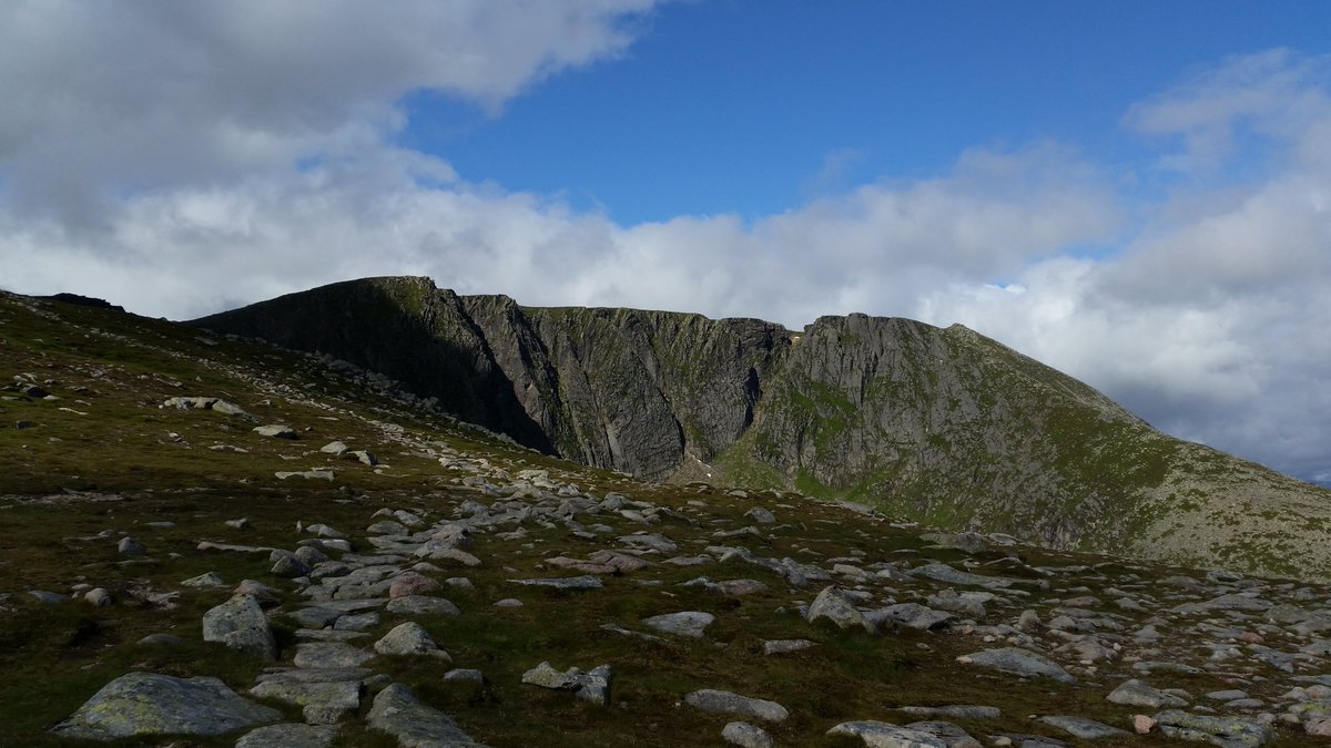 And here is mighty Lochnagar in the Cairngorms. Owned by the Queen as I recall. I was there in 2015 with  @christianaidsco who were climbing 70 Munros during the year to mark the charity's 70th birthday.
