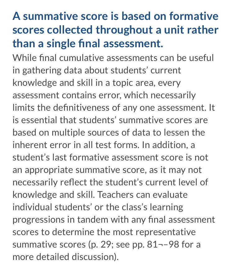 10) We know that formative scores can be later used to determine a summative score (since I HAVE to by Mon). Any student demonstrating learning from a distance is getting at least a L2 on goals because there is no “help” for them right now. Image source:  https://www.marzanoresources.com/resources/tips/fasbg_tips_archive#tip4)