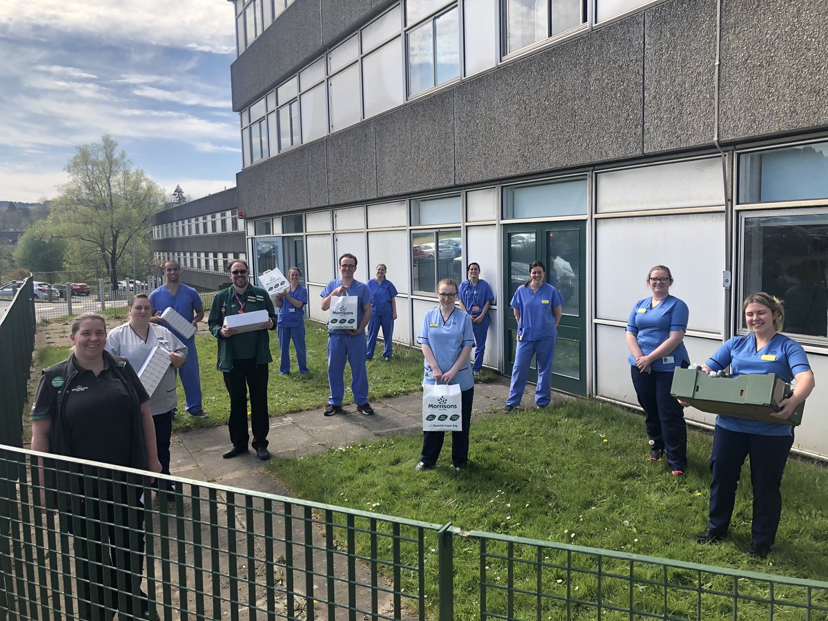 Thank you to <a href="/Morrisons/">Morrisons</a> for delivering juice, biscuits and treats to the staff wellness centre at the RAH <a href="/NHSGGC/">NHS Greater Glasgow and Clyde</a> today! 🌈🐼