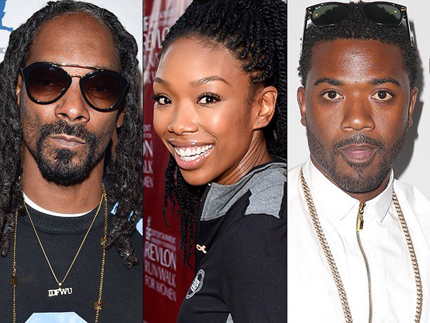 Snoop Dogg, Brandy & Ray J are first cousins.Musical family.