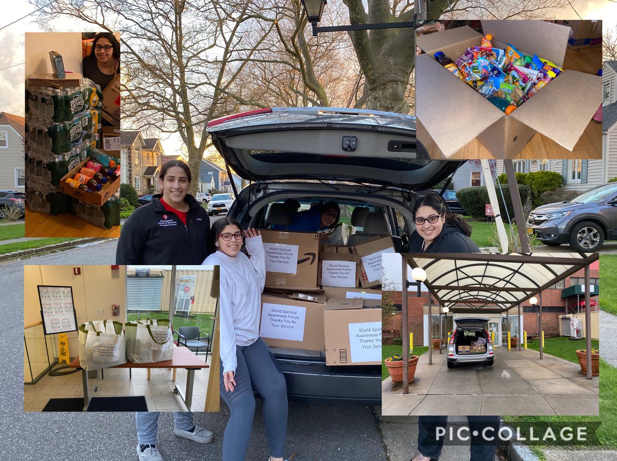 I am so proud and thankful to have been able to work alongside the World Spiritual Awareness Forum to donate to @NYPQueens, and a big thank you to my husband Larry and daughters who helped me with this project. #NYPQheros #NewYorkStrong