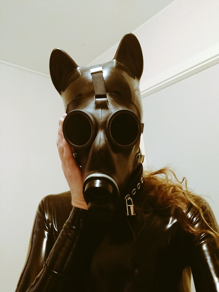 What a strange dog! #latex #rubberpup