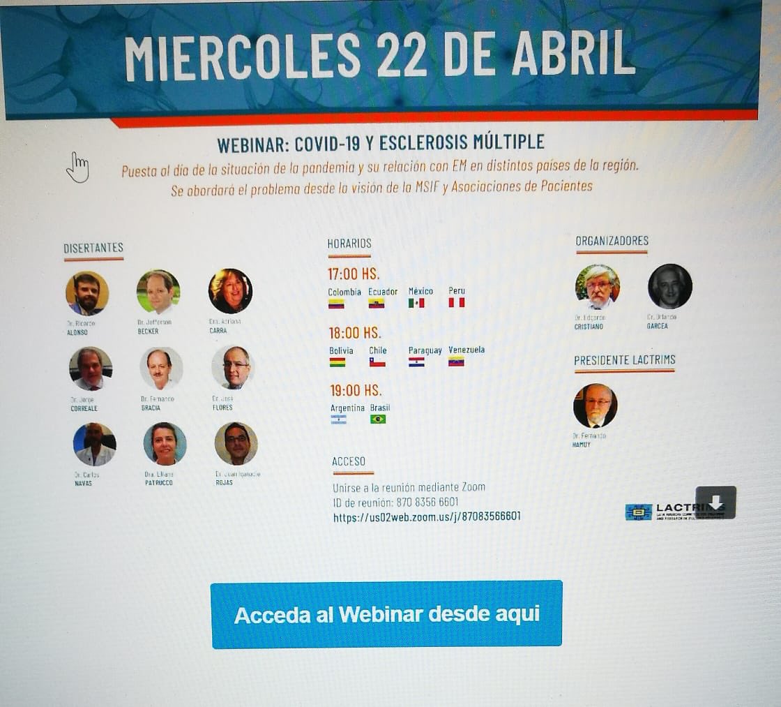 cuemramosmejia's tweet photo. 👩🏽‍⚕️🧑🏻‍⚕️ Lo profesionales de #CUEM participaron en un encuentro Latinoamericano para hablar sobre la pandemia por #COVID19 y su impacto en pacientes con #EsclerosisMultiple. https://t.co/dPzo6y0fkc