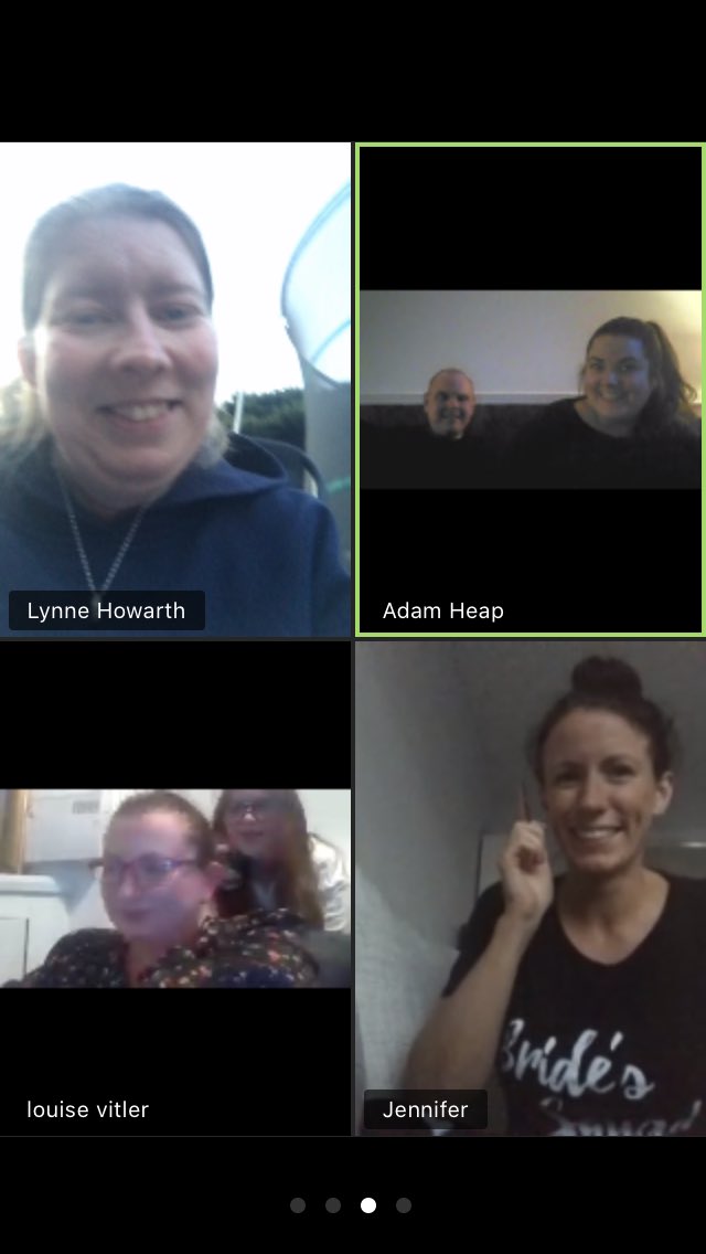 lchowarth's tweet photo. Pod quiz night. We miss asking each other daft questions so we made an event of it. @BRO_NPS #topofthepods #lockdown #staysafe #StayConnected https://t.co/4SDxgcwBg0