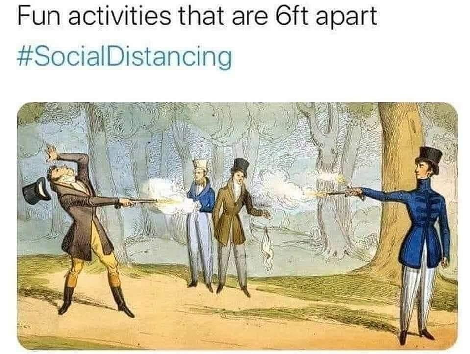 HamiltunesDAL's tweet photo. Are Ham &amp; Burr doing it right? Is this social distancing? https://t.co/HXiKEVcUcf https://t.co/whlVAISF4P