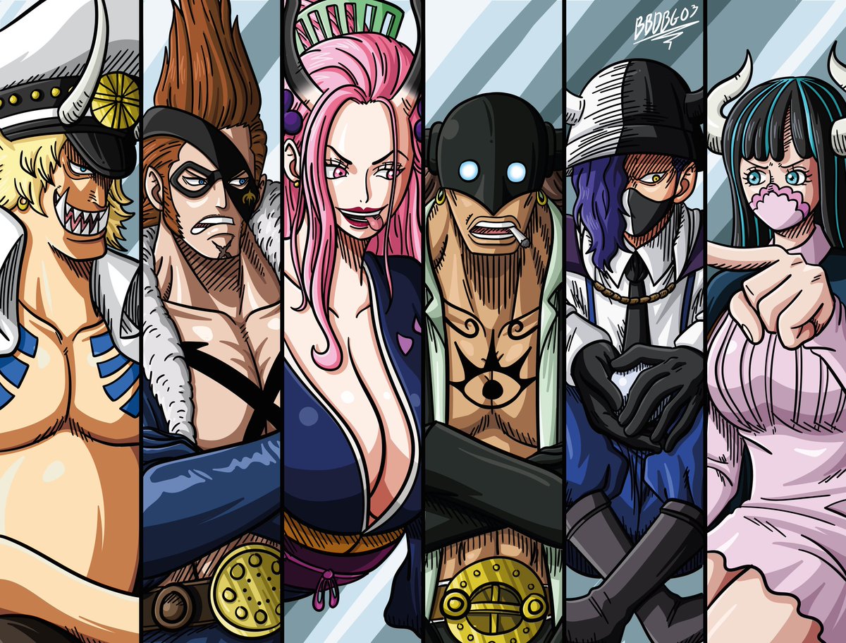 BBDBG03's tweet photo. Pour le chapitre #OnePiece978 , j'ai dessiné les Tobiroppo. https://t.co/h0k9fbVLyV