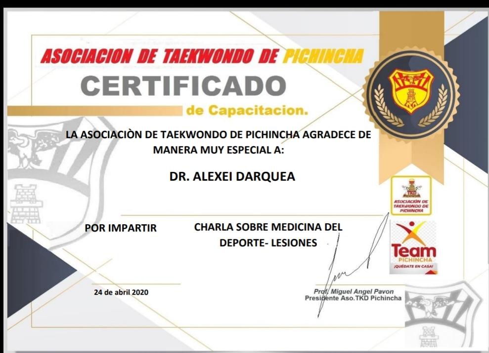 alejo_darquea's tweet photo. TKD Pichincha siempre un gusto.
#jobmedical #medicinadeldeporte #vivetuvidaalmáximo #vamospormás https://t.co/U7t1KIsfJ5