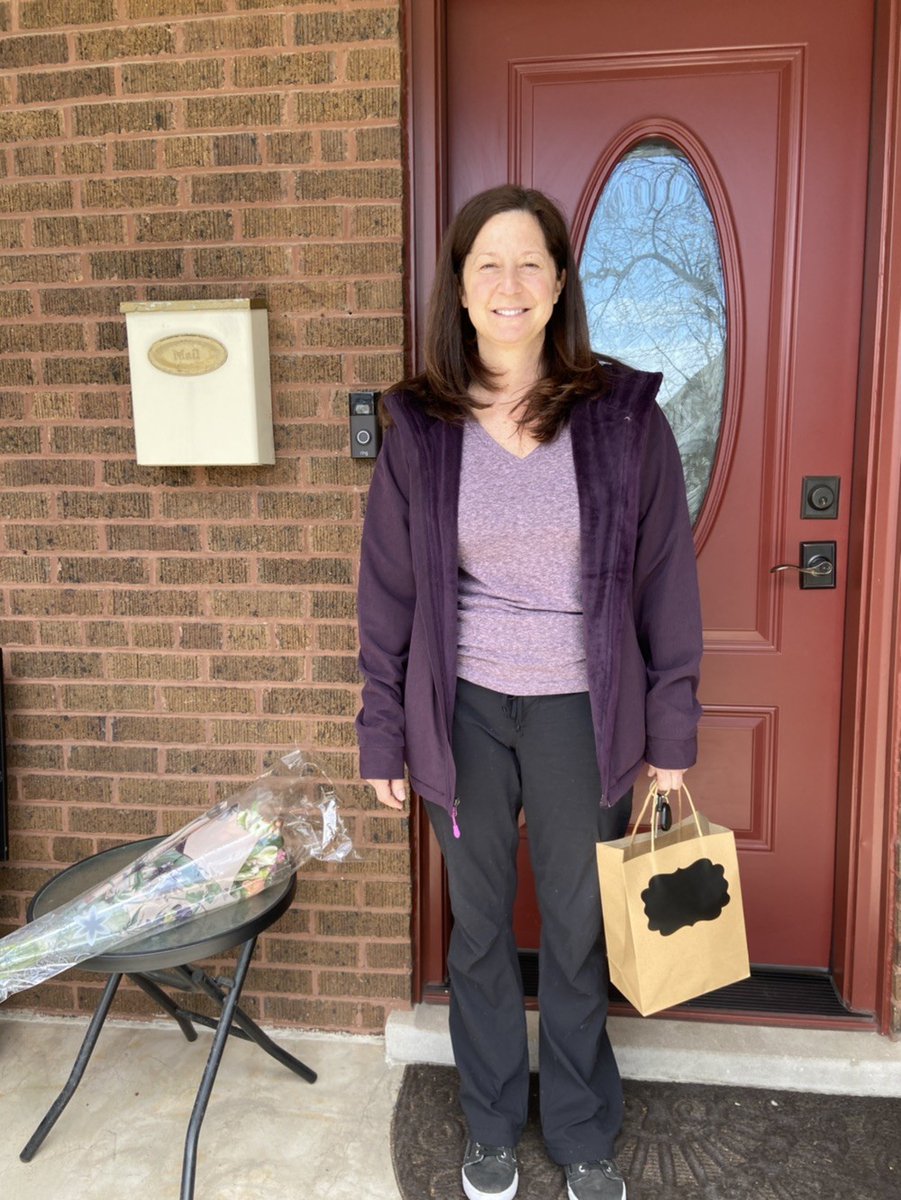 coachdykes's tweet photo. Happy Administrative Professionals Week to two ladies who I absolutely could not survive without. Thanks for all you do, Jude and Missy. Miss you both! And thank you for delivering these "goodies" on Wednesday, Alana! #nileswestwolves https://t.co/fOpk2LGSyc