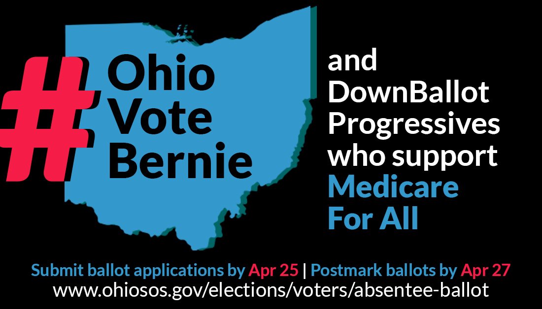 zoyaislove's tweet photo. You can still vote for:
✅Medicare For All
✅Green New Deal
✅Tuition Free College
✅Wealth Tax
✅Election Reform
✅End Wars
✅Worker’s Rights
✅Housing
✅Justice Reform
✅Cancel Debt
✅Living Wage
✅Grassroots Candidates
#OhioVoteBernie #MorganForOhio
#DownBallotProgressives https://t.co/mF03CYmNmT