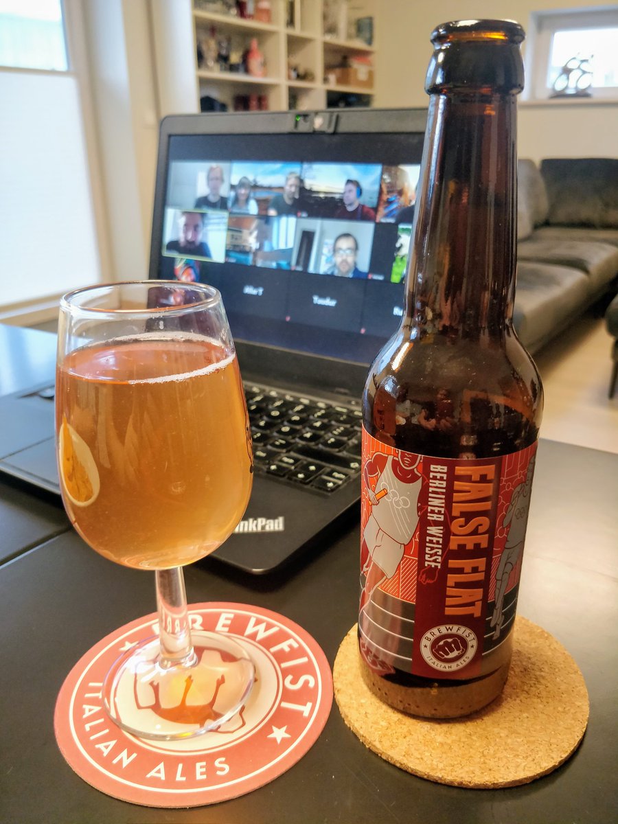 dvlrnr's tweet photo. Day 38 of #StayTheFHome. Enjoy sharing my team's solid progress at our company-wide monthly presentation. The local #beer store #Biiru organized an online "meet the brewer" event with Pietro Di Pilato from @BrewFist_. Ordered 6 apples from #Selver, got 6kg. #PüsiKodus #StayHome https://t.co/x5Gxac5xFI