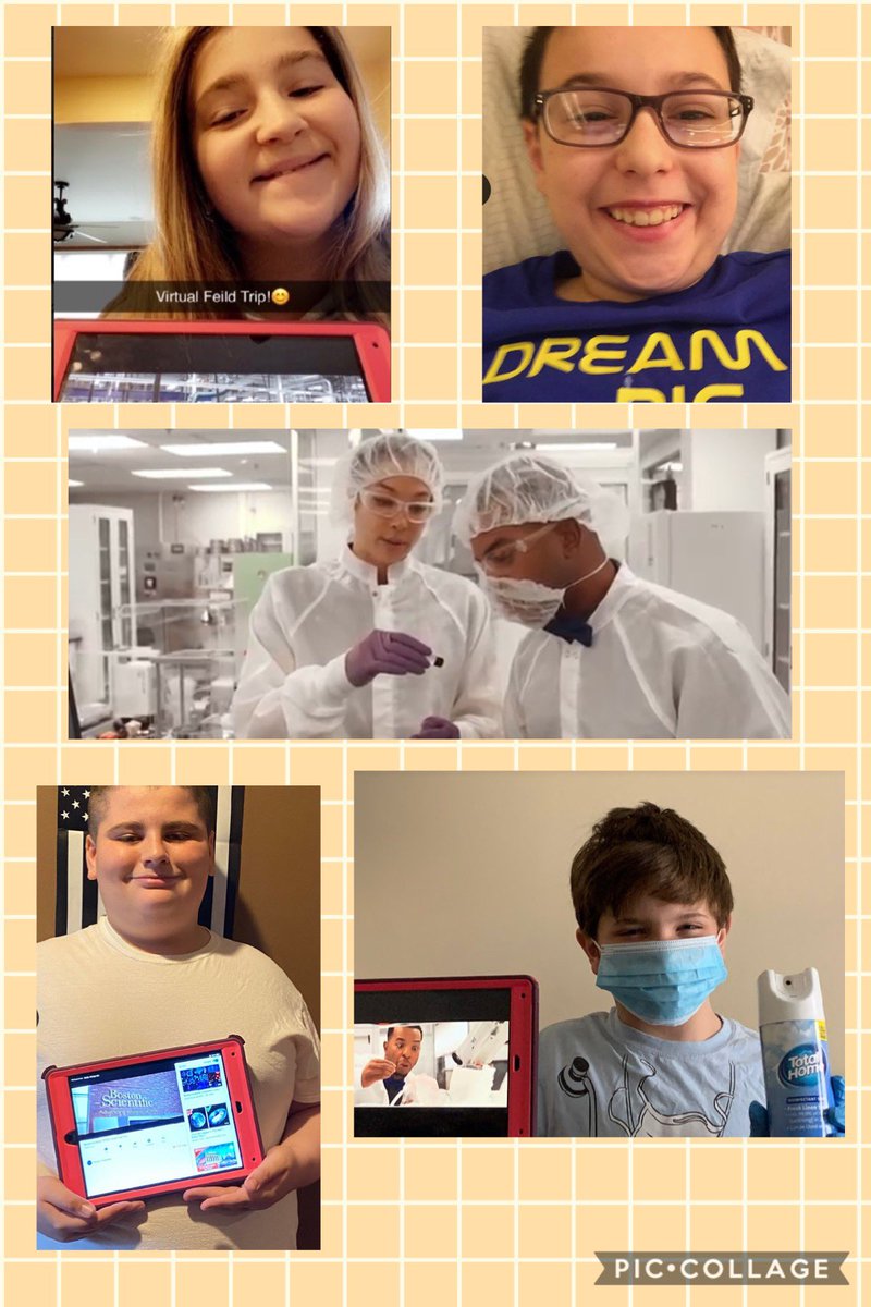 When your math &amp; science teacher send you on a Virtual Field Trip, you don’t forget the essentials...masks, gloves &amp; disinfectant spray 😉 #BostonScientific #STEM #amazingmedicaladvancements #amazingsenseofhumor 
<a href="/c_psaros/">Mrs. Psaros 📚📓✏️</a> <a href="/mrs_beksinski/">Mrs. J. Beksinski</a> <a href="/polk_street/">Polk Street School</a> <a href="/OFFICIALFSUFSD/">Franklin Square UFSD</a>