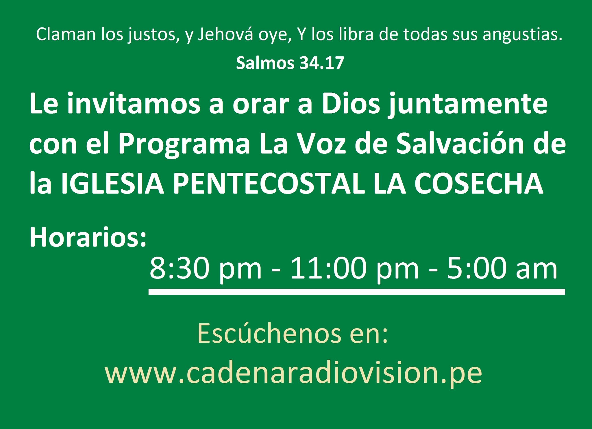 توییتر \ Iglesia Pentecostal LA COSECHA در توییتر: «La Oración a Dios dirigida por el Pastor : Francisco Córdova Rodriguez, Presidente y Fundador de la IGLESIA PENTECOSTAL LA COSECHA. Hora : Todos توییتر \ Iglesia Pentecostal LA COSECHA در توییتر: «La Oración a Dios dirigida por el Pastor : Francisco Córdova Rodriguez, Presidente y Fundador de la IGLESIA PENTECOSTAL LA COSECHA. Hora : Todos
