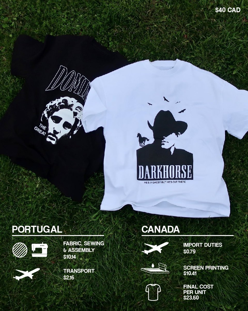 zanderwashere's tweet photo. Dominus + Darkhorse tees available tonight at 8pm EST. 

https://t.co/dHaeFNhGLo

High quality shirts have high quality costs, learn more about our process here. ⬇️ https://t.co/ojvCqhZ5Db