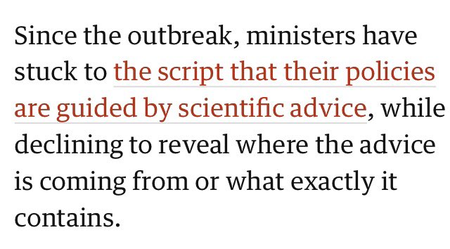 This is still the most important thing underlying the <a href="/guardian/">The Guardian</a> scoop. Continual refusal to be open is a deep failing in Govt handling of Covid19. Don’t understand why health officials have allowed this. Trust &amp; transparency are most basic things in any public health crisis