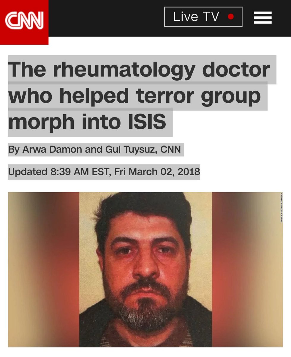 Ritaferdi's tweet image. Rheumatiolist Arrested
#FireFauci #Covid_19 #FireCDC 
#Clorox #BreakingNews 
#Trump #SignsYoureACOVIDIOT
#StayHome #DoctorsDay #CashAppFriday #XRPCommunity
Report coronavirus fraud 
google.com/amp/s/amp.cnn.…