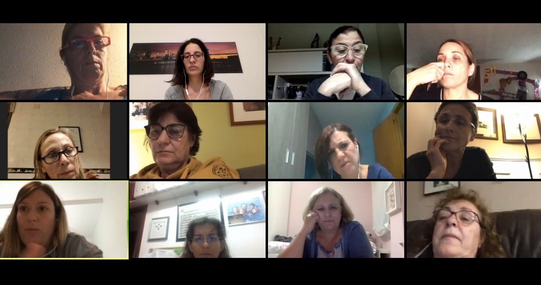 SlviaGarciaDia1's tweet photo. 23h: Tras muchas semanas duras de trabajo en época COVID-19, las enfermeras del grupo catalán de reumatología #InfeReuCat nos reunimos virtualmente para compartir experiencias y planificar nuestra reinvención unidas💪 @SCReuma @RusinolMaria @SusanaF_enfreu https://t.co/dURfUlzkuL