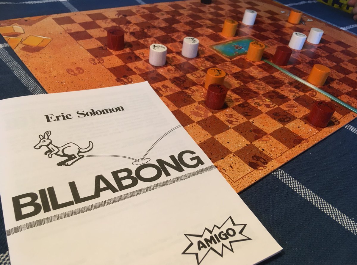 tootles42's tweet photo. Und noch ein ehemalige Spiel von @AMIGOSpiele - dieses Mal #Billabong von #EricSolomon (leider eben erst verstorben) - richtig schicker Bewegungsmechanismus, kommt gerne wieder auf den Tisch 😎🖖👍 https://t.co/Bi3GvqZC9m