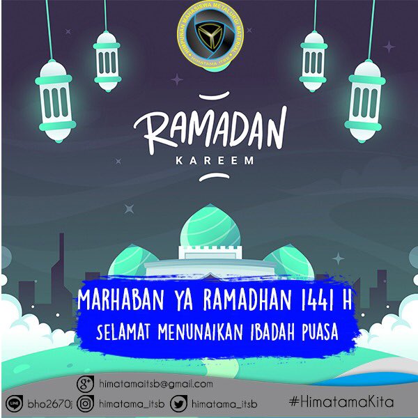 Marhaban Ya Ramadhan 1441 H. Selamat menunaikan ibadah puasa bagi umat yang menjalankannya✨
