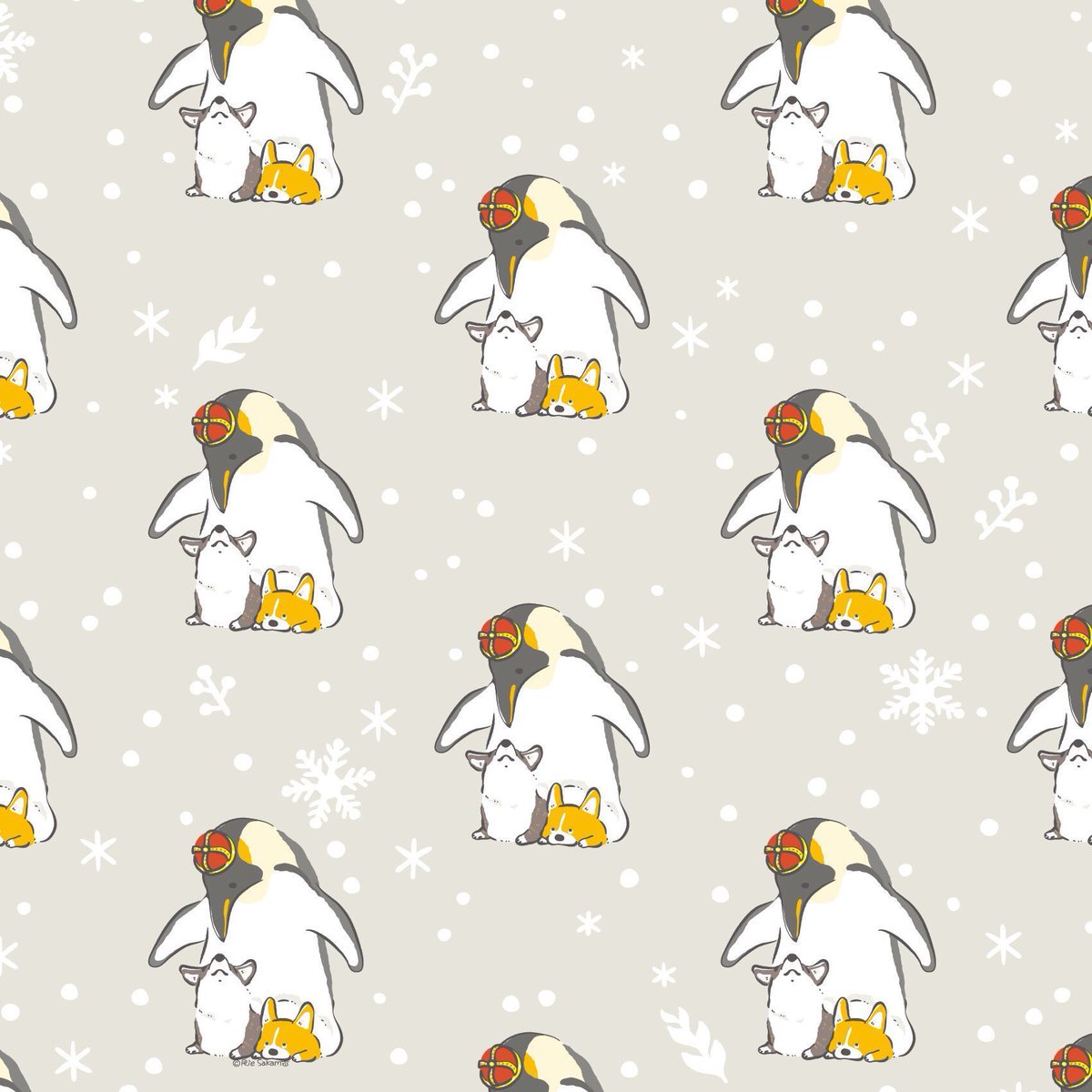 「世界ペンギンの日のコーギー
#世界ペンギンの日 #コーギー 」|サカモトリエ/イラストレーターのイラスト