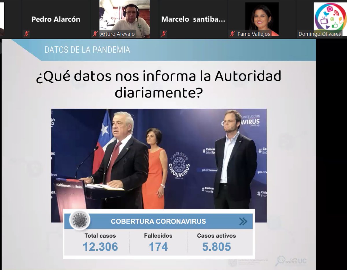 TarapacaUC's tweet photo. Los comunicadores de #Tarapacá #Iquique ya están participando del #webinar 📊"¿Cómo interpretar los datos del #Covid_19?" Si no alcanzaste a ingresar, ¡no te preocupes! Subiremos a nuestras redes el taller para que aprendas a detectar información valiosa para tus notas de prensa. https://t.co/0il29SQuQ0