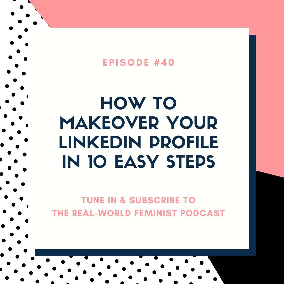 RWFeminist's tweet photo. #weekend idea:
Improve your #LinkedIn profile.
I'll help! Tune in. https://t.co/gI05GQ8S7k