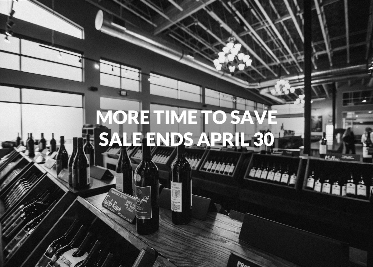 There’s more time to save — Our #wine #sale ends April 30. Save up to 40% off #WAwine at maryhillwinery.com (Please note: We will not have our annual Memorial Day Sale this year as our current April sale will take its place.) #siplocal #gorgewine #newepicenter