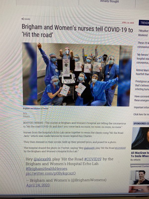 Incredibly proud of this group of sonographers at BWH rolling up their sleeves in the front lines of the COVID units! Thank you!! ⁦<a href="/BrighamFellows/">Brigham & Women's CV Fellows</a>⁩ ⁦<a href="/RonBlankstein/">Ron Blankstein</a>⁩ ⁦<a href="/BWHCVImaging/">Brigham and Women’s Cardiovascular Imaging Program</a>⁩ ⁦<a href="/SanjayDivakaran/">Sanjay Divakaran</a>⁩ ⁦<a href="/DorbalaSharmila/">Sharmila Dorbala</a>⁩