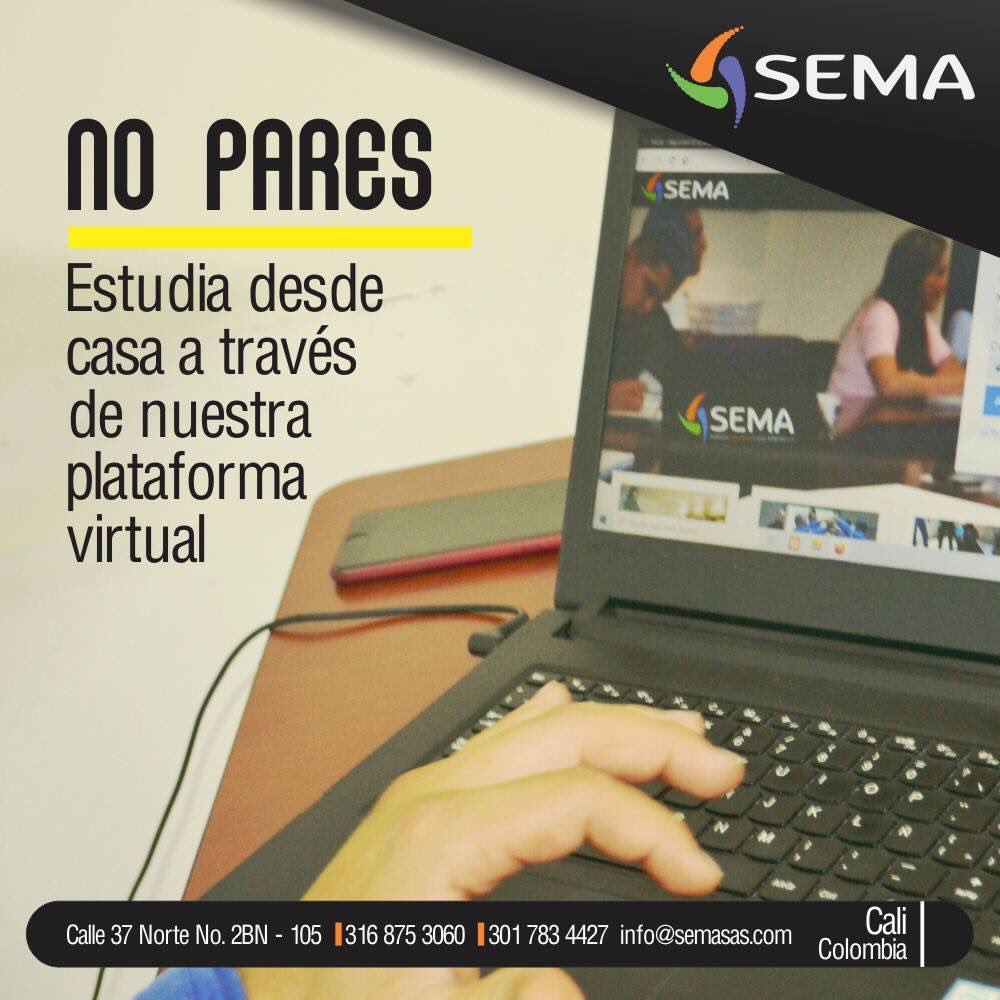 No Pares, capacita y certifica tu brigada de emergencias a través de nuestra plataforma. #mecapacitoconsema Cali - Móvil: 3168753060 - info@semasas.com
.
api.whatsapp.com/send?phone=573…
.
#primerosauxilios #brigadadeemergencia
#CaliVuelveALatir
#PuroCorazónPorCali
#cali