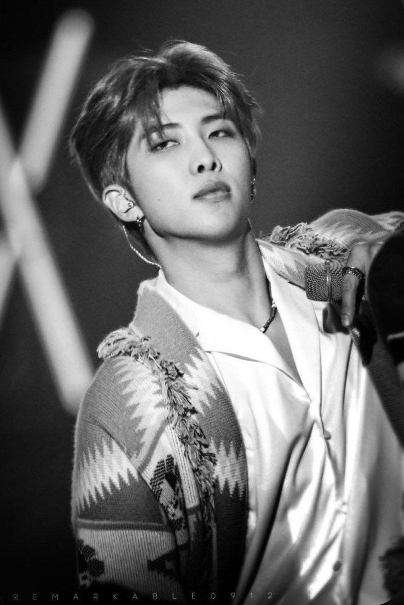Now for our amazing leader   #NAMJOON to go monochrome (as a needed thread)