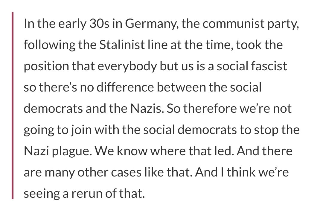 Chomsky is wrong because the elections on 1932 Germany weren't structured that way. This was the July elections. No one had a majority. Hence, if no one aligned with the Nazis they had to redo the elections.