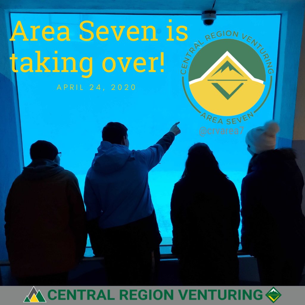 Don’t forget that today is Area Seven’s takeover on the Central Region’s Instagram page! Be sure to like and comment on Instagram- @crventuring