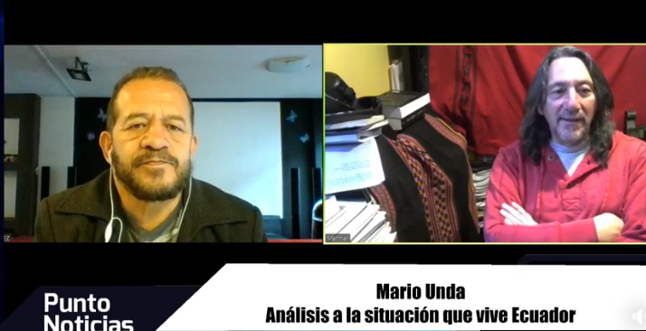 radio_pichincha's tweet photo. 🔴#ENVIVO | En🎙#PuntoNoticias 3era emisión, nos acompaña #MarioUnda, analista y catedrático universitario, para realizar un análisis de la situación que vive Ecuador en el marco de la crisis sanitaria. 
Sigue la entrevista en vivo  ➡ https://t.co/suE2v268ym https://t.co/TSx4PvtQiK