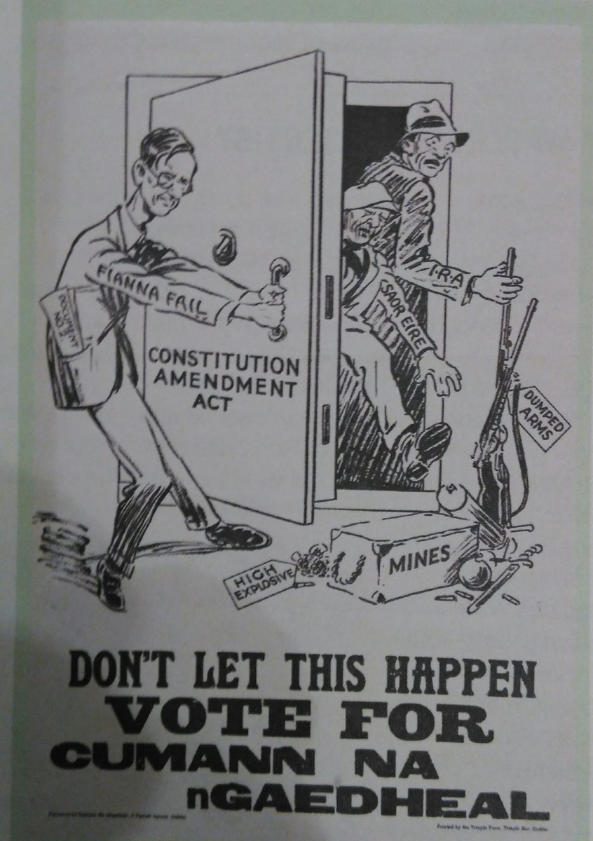 A thread of Cumann na nGaedheal material from the 1932 General Election referenced by Mary Lou on the  #LateLateShow