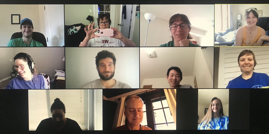 Lab meeting Fridays go on - whether we get to be in the lab or not! This weeks special guest: The Hughes Lab. Next weeks special guest: Llamas?!Stay tuned!