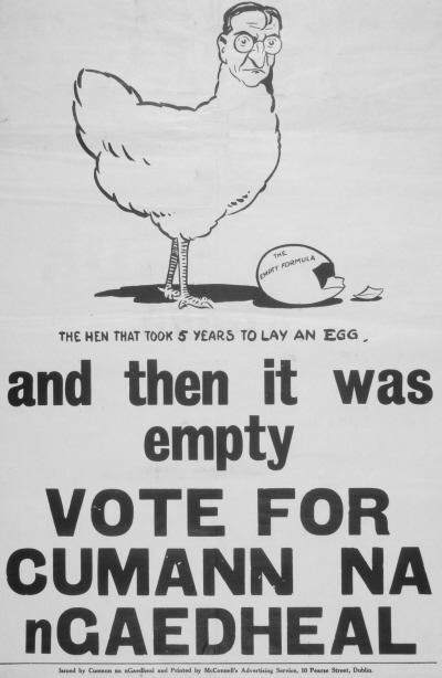 A thread of Cumann na nGaedheal material from the 1932 General Election referenced by Mary Lou on the  #LateLateShow