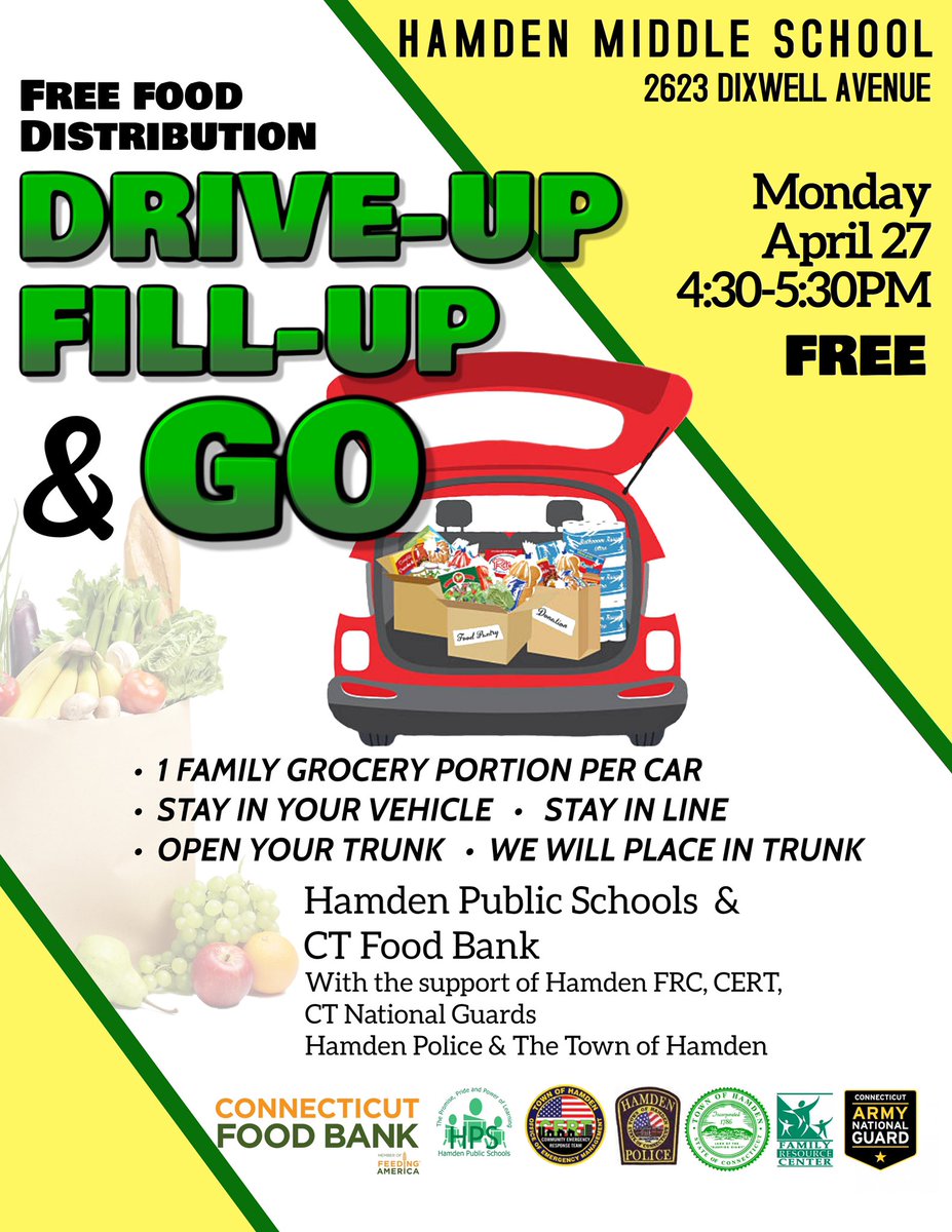 iamlivingproof's tweet photo. I am so grateful to be part of this huge collaboration. This Monday in Hamden, CT we will be distributing Free Food to families! https://t.co/3mJD9T38Pq
