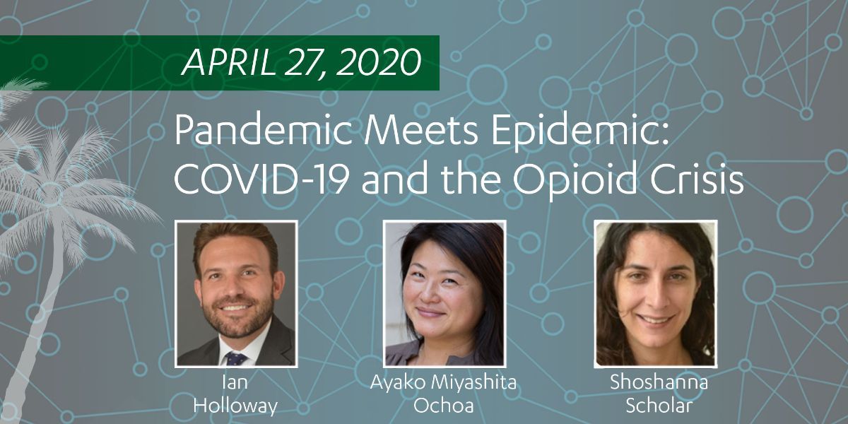 Don't forget to register! On Monday, #UCLAHHIPP Directors Ian Holloway & Ayako Miyashita Ochoa will present a #webinar on #COVID19 & the #opioid crisis as part of @UCLALuskin's #LuskinSummit.
Register: buff.ly/2S6ZSR9
Subscribe to our newsletter: buff.ly/2zvYukR
