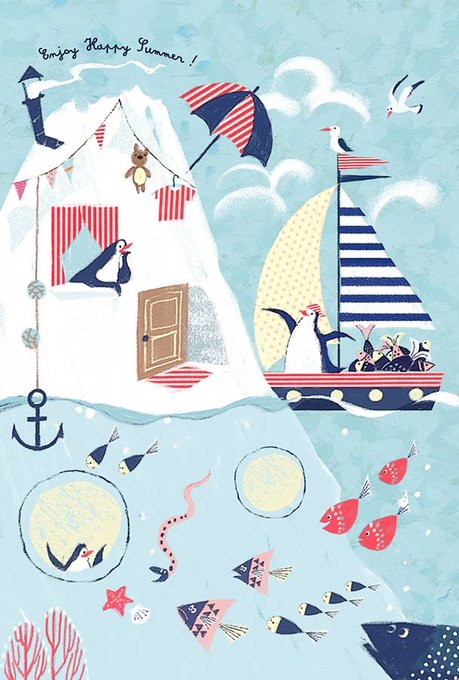 「boat seagull」 illustration images(Latest)