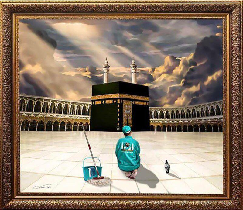 KQ5__'s tweet photo. #سوق_الذهب

لوحة فنية للفنانة السعودية نبيلة ابو الجدايل.

يوجد في العالم أكثر من مليار و وثمانمائة مليون مسلم. فقط عدد قليل من عمال النظافة هم الذين بإمكانهم الصلاة في الحرم المكي الشريف نظرا للأحوال الراهنة. 

فلا تغتر بمكانتك مهما كانت و تواضع لله يرفعك. https://t.co/lbWpakc9tB