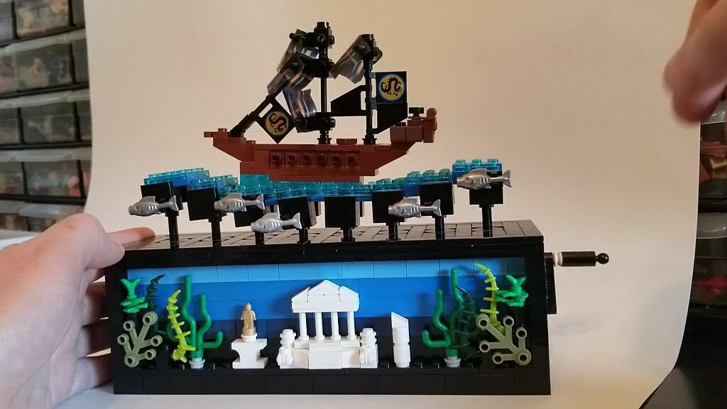 Brick Loft on Twitter: "#LEGO Sailing ship kinetic sculpture — https://t.co/2RAaQAqv2i" / Twitter