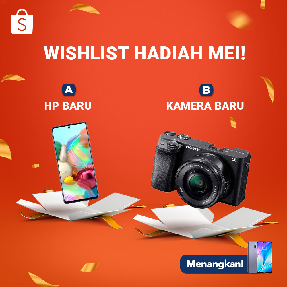 Sobat Shopee, mimin mau giveaway Xiaomi Redmi 8A Pro nih! 🥳 Mau dong? Ini caranya:

1. FOLLOW @shopeeid
2. RT &amp; LIKE tweet ini
3. REPLY pilihan kamu &amp; pakai #ShopeeNgabuburit SEBANYAK-BANYAKNYA

Pemenang dipilih secara ACAK. Periode sampai 4 Mei '20.
#ShopeeID #ShopeeDariRumah