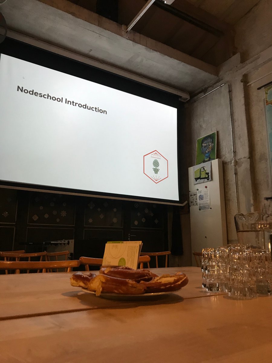 Nodeschool Augsburg tweet media