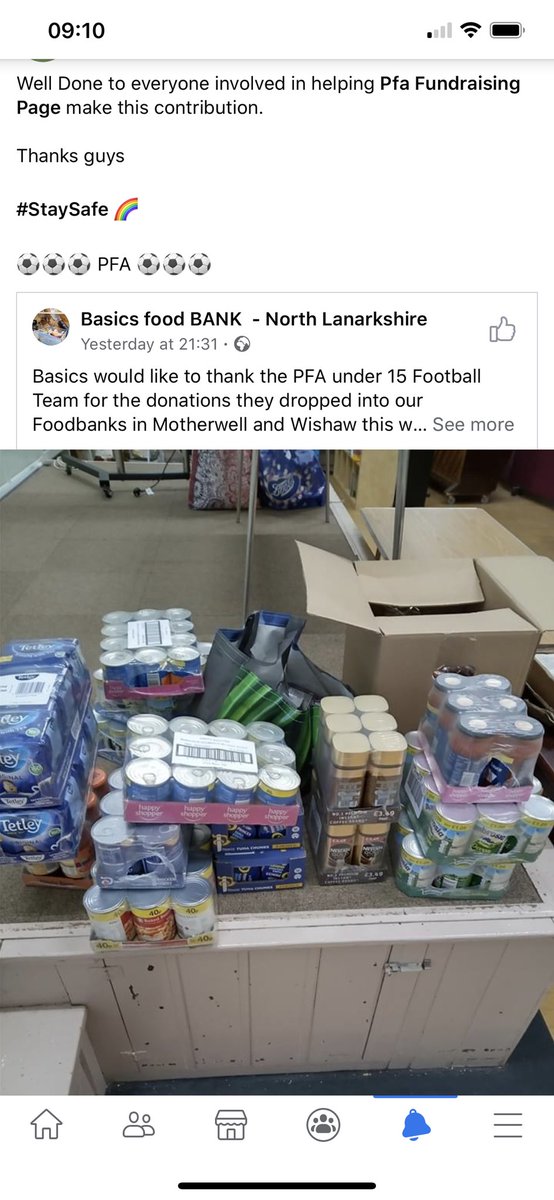 PfaPage's tweet photo. Thanks to everyone who has kindly donated to this wonderful cause during this difficult time. 🌈🌈⚽️⚽️ https://t.co/6fsMZSK9qc